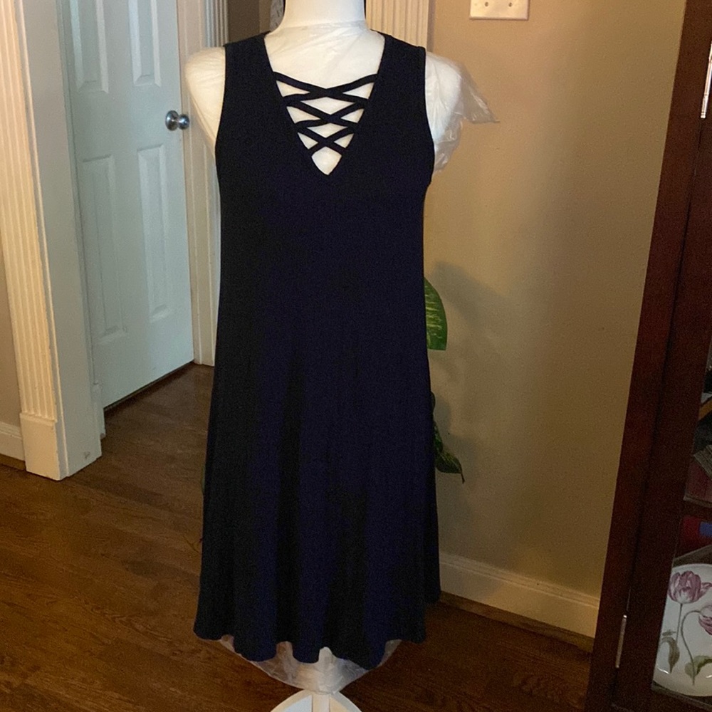Philosophy navy blue dress